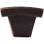 Top Knobs Arched 1-1/2 Inch Bar Cabinet Knob from the Sanctuary Collection Tuscan Bronze