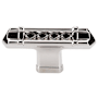 Top Knobs T-Handle 2-5/8 Inch Bar Cabinet Knob from the Tower Bridge Collection Polished Nickel