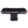 Top Knobs T-Handle 2-5/8 Inch Bar Cabinet Knob from the Tower Bridge Collection Umbrio