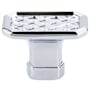 Top Knobs Tower Bridge 1-1/2 Inch Rectangular Cabinet Knob from the Tower Bridge Collection Polished Chrome