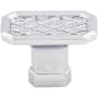 Top Knobs Tower Bridge 1-1/2 Inch Rectangular Cabinet Knob from the Tower Bridge Collection Polished Chrome