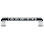 Top Knobs Tower Bridge 5 Inch (128 mm) Center to Center Handle Cabinet Pull from the Tower Bridge Series - 25 Pack Polished Chrome