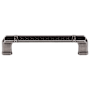 Top Knobs Tower Bridge 5 Inch (128 mm) Center to Center Handle Cabinet Pull from the Tower Bridge Series - 10 Pack Antique Pewter