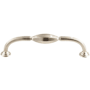 Top Knobs Chareau 5-1/16 Inch Center to Center Handle Cabinet Pull Brushed Satin Nickel