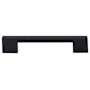 Top Knobs Linear 5 Inch (128 mm) Center to Center Handle Cabinet Pull from the Sanctuary Series - 10 Pack Flat Black