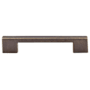 Top Knobs Linear 5 Inch (128 mm) Center to Center Handle Cabinet Pull from the Sanctuary Series - 10 Pack German Bronze