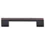 Top Knobs Linear 5 Inch (128 mm) Center to Center Handle Cabinet Pull from the Sanctuary Series - 10 Pack Tuscan Bronze