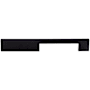 Top Knobs Sanctuary 7 Inch Center to Center Handle Cabinet Pull Flat Black