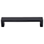 Top Knobs Modern Metro 5 Inch (128 mm) Center to Center Handle Cabinet Pull from the Sanctuary II Series - 25 Pack Flat Black