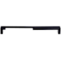 Top Knobs Modern Metro 9 Inch Center to Center Handle Cabinet Pull from the Sanctuary II Collection Flat Black