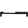 Top Knobs Modern Metro 7 Inch Center to Center Handle Cabinet Pull from the Sanctuary II Collection Flat Black