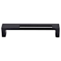 Top Knobs Modern Metro 5 Inch (128 mm) Center to Center Handle Cabinet Pull from the Sanctuary II Series - 25 Pack Flat Black