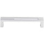 Top Knobs Modern Metro 5 Inch Center to Center Handle Cabinet Pull from the Sanctuary II Collection Polished Chrome