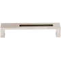 Top Knobs Modern Metro 5 Inch Center to Center Handle Cabinet Pull from the Sanctuary II Collection Brushed Stainless Steel