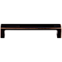 Top Knobs Modern Metro 5 Inch Center to Center Handle Cabinet Pull from the Sanctuary II Collection Tuscan Bronze