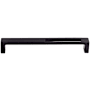 Top Knobs Modern Metro 7 Inch Center to Center Handle Cabinet Pull from the Sanctuary II Collection Flat Black