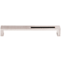 Top Knobs Modern Metro 7 Inch Center to Center Handle Cabinet Pull from the Sanctuary II Collection Brushed Stainless Steel