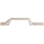 Top Knobs Modern Metro 3-1/2 Inch Center to Center Handle Cabinet Pull from the Sanctuary II Collection Brushed Satin Nickel