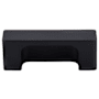 Top Knobs Modern Metro 2 Inch Center to Center Cup Cabinet Pull from the Sanctuary II Series - 25 Pack Flat Black