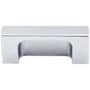 Top Knobs Modern Metro 2 Inch Center to Center Cup Cabinet Pull from the Sanctuary II Collection Polished Chrome