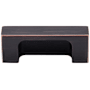 Top Knobs Modern Metro 2 Inch Center to Center Cup Cabinet Pull from the Sanctuary II Collection Tuscan Bronze