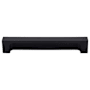 Top Knobs Modern Metro 5 Inch (128 mm) Center to Center Cup Cabinet Pull from the Sanctuary II Series - 25 Pack Flat Black
