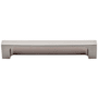 Top Knobs Modern Metro 5 Inch Center to Center Cup Cabinet Pull from the Sanctuary II Collection Brushed Satin Nickel