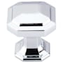 Top Knobs Emerald 1-1/8 Inch Geometric Cabinet Knob from the Chareau Collection Polished Chrome