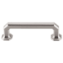 Top Knobs Emerald 3-3/4 Inch Center to Center Handle Cabinet Pull from the Chareau Series - 10 Pack Brushed Satin Nickel