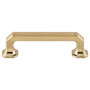 Top Knobs Emerald 3-3/4 Inch Center to Center Handle Cabinet Pull from the Chareau Collection Honey Bronze