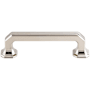Top Knobs Emerald 3-3/4 Inch Center to Center Handle Cabinet Pull from the Chareau Collection Polished Nickel