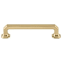 Top Knobs Emerald 5 Inch Center to Center Handle Cabinet Pull from the Chareau Collection Honey Bronze