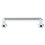 Top Knobs Emerald 5 Inch (128 mm) Center to Center Handle Cabinet Pull from the Chareau Series - 10 Pack Polished Chrome