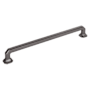 Top Knobs Emerald 9 Inch Center to Center Handle Cabinet Pull from the Chareau Collection Ash Gray