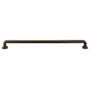 Top Knobs Emerald 12 Inch Center to Center Handle Cabinet Pull from the Chareau Collection Ash Gray