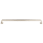 Top Knobs Emerald 12 Inch Center to Center Handle Cabinet Pull from the Chareau Collection Brushed Satin Nickel