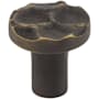 Top Knobs Cobblestone 1-1/8 Inch Mushroom Cabinet Knob Antique Brass