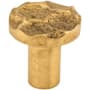 Top Knobs Cobblestone 1-1/8 Inch Mushroom Cabinet Knob Brass