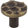 Top Knobs Cobblestone 1-3/8 Inch Mushroom Cabinet Knob Antique Brass