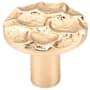 Top Knobs Cobblestone 1-3/8 Inch Mushroom Cabinet Knob Polished Brass