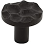 Top Knobs Cobblestone 1-3/8 Inch Mushroom Cabinet Knob Coal Black