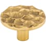 Top Knobs Cobblestone 1-15/16 Inch Mushroom Cabinet Knob Brass