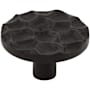 Top Knobs Cobblestone 1-15/16 Inch Mushroom Cabinet Knob Coal Black