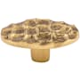 Top Knobs Cobblestone 2-5/8 Inch Oval Cabinet Knob Brass