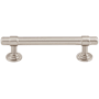 Top Knobs Ellis 3-3/4 Inch Center to Center Bar Cabinet Pull Brushed Satin Nickel