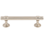 Top Knobs Ellis 3-3/4 Inch Center to Center Bar Cabinet Pull Polished Nickel