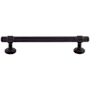 Top Knobs Ellis 5-1/16 Inch Center to Center Bar Cabinet Pull Flat Black