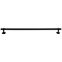 Top Knobs Ellis 12 Inch Center to Center Bar Cabinet Pull Flat Black