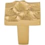 Top Knobs Cobblestone 1-1/8 Inch Square Cabinet Knob Brass