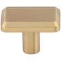 Top Knobs Telfair 1-1/2 Inch Rectangular Cabinet Knob Honey Bronze